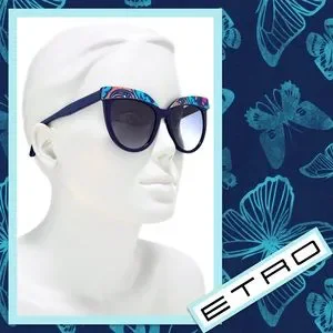 Etro | Accessories | Etro Turquoise Paisley Cateye 